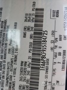 Zdjęcie 12 z 12 samochodu: 2018 FORD MUSTANG GT VIN:1FA6P8CF9J5184725 - miniatura