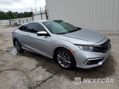 Czwarte zdjęcie samochodu z boku: 2019 HONDA CIVIC EX VIN:2HGFC3B37KH356648 - miniatura