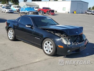 Czwarte zdjęcie samochodu z boku: 2003 MERCEDES-BENZ SLK 230 KOMPRESSOR VIN:WDBKK49F33F280207 - miniatura