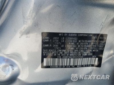 Zdjęcie 13 z 16 samochodu: 2024 SUBARU OUTBACK VIN:4S4BTAAC0R3252045 - miniatura