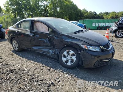 Czwarte zdjęcie samochodu z boku: 2015 HONDA CIVIC LX VIN:19XFB2F57FE287744 - miniatura