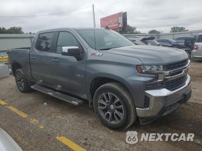 Czwarte zdjęcie samochodu z boku: 2021 CHEVROLET SILVERADO C1500 LT VIN:3GCPWCED2LG337165 - miniatura