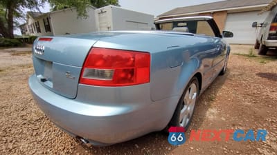Czwarte zdjęcie samochodu z boku: 2005 AUDI A4 QUATTRO CABRIOLET VIN:WAUDT48H85K010875 - miniatura