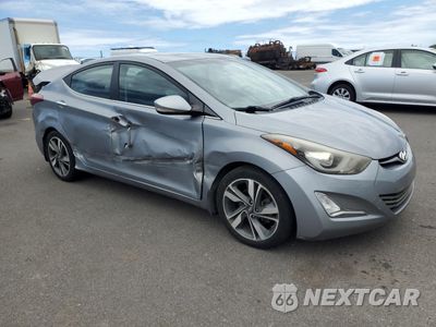 Czwarte zdjęcie samochodu z boku: 2014 HYUNDAI ELANTRA SE VIN:KMHDH4AE6EU187946 - miniatura