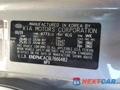 Zdjęcie 13 z 13 samochodu: 2020 KIA SPORTAGE LX VIN:KNDPMCAC6L7666482 - miniatura