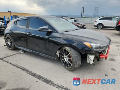 Czwarte zdjęcie samochodu z boku: 2019 HYUNDAI VELOSTER TURBO VIN:KMHTH6AB0KU002864 - miniatura