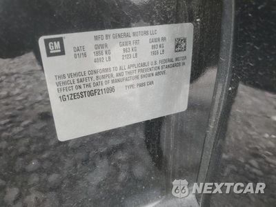 Zdjęcie 12 z 12 samochodu: 2016 CHEVROLET MALIBU LT VIN:1G1ZE5ST0GF211096 - miniatura