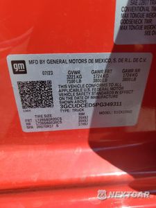 Zdjęcie 12 z 13 samochodu: 2023 CHEVROLET SILVERADO K1500 TRAIL BOSS CUSTOM VIN:3GCUDCED5PG349311 - miniatura