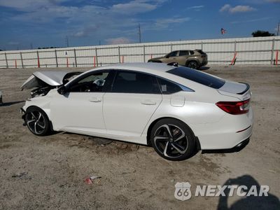 Drugie zdjęcie samochodu z przodu: 2021 HONDA ACCORD SPORT VIN:1HGCV1F32MA105159 - miniatura