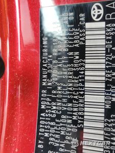 Zdjęcie 12 z 12 samochodu: 2014 TOYOTA COROLLA L VIN:5YFBURHE4EP114632 - miniatura