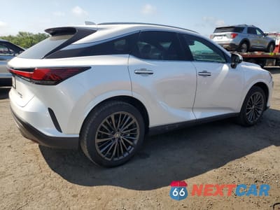 Trzecie zdjęcie samochodu z tyłu: 2024 LEXUS RX 350H BASE VIN:2T2BBMCA0RC063595 - miniatura