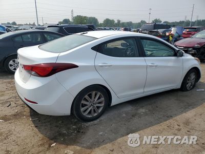 Trzecie zdjęcie samochodu z tyłu: 2016 HYUNDAI ELANTRA SE VIN:5NPDH4AE0GH700741 - miniatura
