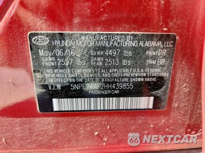 Zdjęcie 12 z 13 samochodu: 2017 HYUNDAI SONATA SE VIN:5NPE24AF2HH439855 - miniatura