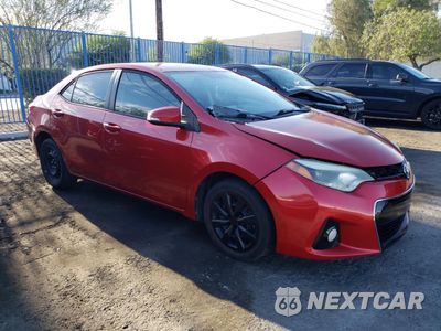Czwarte zdjęcie samochodu z boku: 2016 TOYOTA COROLLA L VIN:5YFBURHE4GP538220 - miniatura