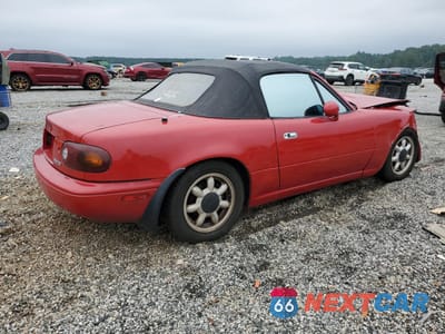 Trzecie zdjęcie samochodu z tyłu: 1992 MAZDA MX-5 MIATA VIN:JM1NA3516N1326148 - miniatura