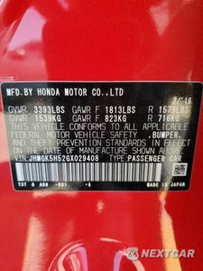 Zdjęcie 13 z 13 samochodu: 2016 HONDA FIT LX VIN:JHMGK5H52GX029408 - miniatura