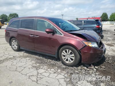 Czwarte zdjęcie samochodu z boku: 2016 HONDA ODYSSEY EXL VIN:5FNRL5H64GB159040 - miniatura