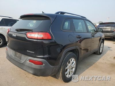 Trzecie zdjęcie samochodu z tyłu: 2016 JEEP CHEROKEE SPORT VIN:1C4PJMAB0GW152676 - miniatura