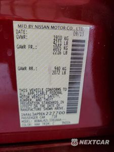Zdjęcie 12 z 14 samochodu: 2014 NISSAN ALTIMA 2.5 VIN:1N4AL3AP9EN227700 - miniatura