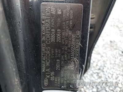 Zdjęcie 12 z 14 samochodu: 2016 KIA FORTE LX VIN:KNAFX4A60G5589691 - miniatura