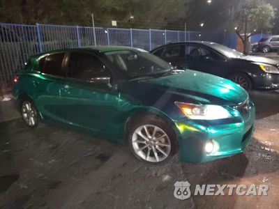 Czwarte zdjęcie samochodu z boku: 2013 LEXUS CT 200 VIN:JTHKD5BH1D2157266 - miniatura