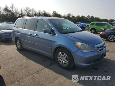 Czwarte zdjęcie samochodu z boku: 2007 HONDA ODYSSEY EXL VIN:5FNRL38607B017286 - miniatura