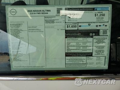 Zdjęcie 12 z 13 samochodu: 2025 NISSAN ALTIMA SV VIN:1N4BL4DV1SN400013 - miniatura