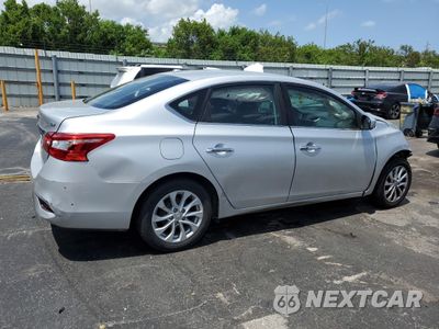 Trzecie zdjęcie samochodu z tyłu: 2019 NISSAN SENTRA S VIN:3N1AB7AP8KY290969 - miniatura