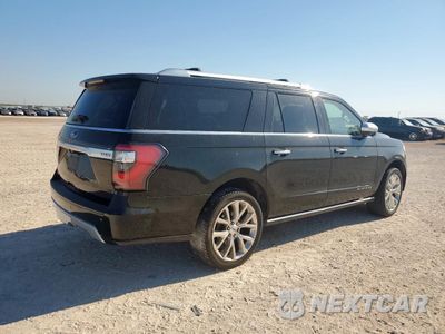 Trzecie zdjęcie samochodu z tyłu: 2018 FORD EXPEDITION MAX PLATINUM VIN:1FMJK1LT0JEA17598 - miniatura