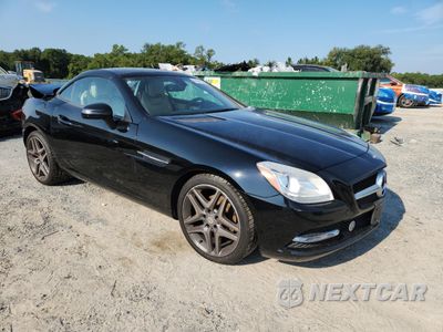 Czwarte zdjęcie samochodu z boku: 2014 MERCEDES-BENZ SLK 250 VIN:WDDPK4HA8EF080820 - miniatura