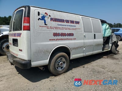 Trzecie zdjęcie samochodu z tyłu: 2020 GMC SAVANA G2500 VIN:1GTW7BFG8L1142231 - miniatura