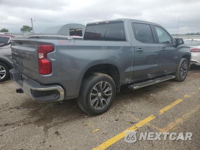 Trzecie zdjęcie samochodu z tyłu: 2021 CHEVROLET SILVERADO C1500 LT VIN:3GCPWCED2LG337165 - miniatura