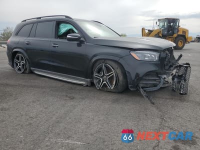Czwarte zdjęcie samochodu z boku: 2021 MERCEDES-BENZ GLS 580 4MATIC VIN:4JGFF8GE3MA441786 - miniatura