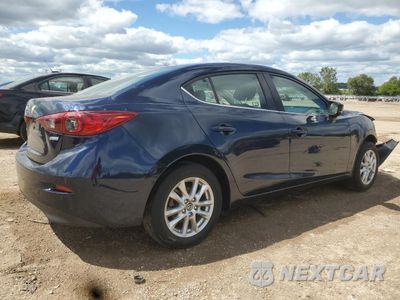 Trzecie zdjęcie samochodu z tyłu: 2017 MAZDA 3 SPORT VIN:3MZBN1U73HM153730 - miniatura