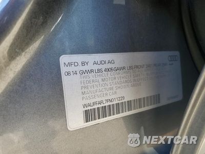 Zdjęcie 13 z 15 samochodu: 2015 AUDI A4 PREMIUM PLUS VIN:WAUFFAFL7FN011229 - miniatura