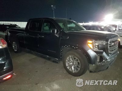 Czwarte zdjęcie samochodu z boku: 2019 GMC SIERRA K1500 SLT VIN:3GTU9DED3KG234531 - miniatura