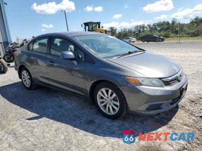 Czwarte zdjęcie samochodu z boku: 2012 HONDA CIVIC EX VIN:19XFB2F89CE368637 - miniatura