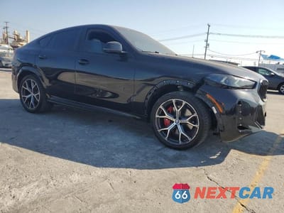 Czwarte zdjęcie samochodu z boku: 2024 BMW X6 XDRIVE40I VIN:5UX33EX01R9S62253 - miniatura