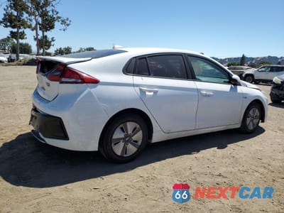 Trzecie zdjęcie samochodu z tyłu: 2017 HYUNDAI IONIQ BLUE VIN:KMHC65LC8HU050496 - miniatura