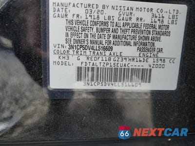 Zdjęcie 13 z 13 samochodu: 2020 NISSAN KICKS SR VIN:3N1CP5DV4LL516609 - miniatura