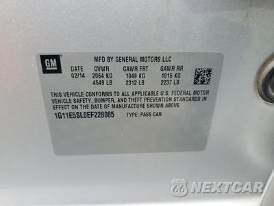 Zdjęcie 12 z 12 samochodu: 2014 CHEVROLET MALIBU 2LT VIN:1G11E5SL0EF228085 - miniatura
