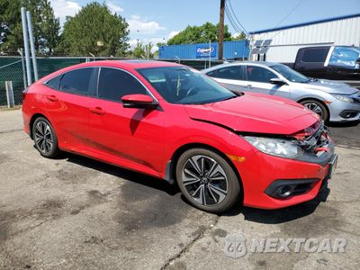 Czwarte zdjęcie samochodu z boku: 2016 HONDA CIVIC EX VIN:2HGFC1F3XGH659199 - miniatura