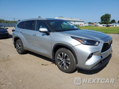 Czwarte zdjęcie samochodu z boku: 2024 TOYOTA HIGHLANDER LE VIN:5TDKDRBH4RS541051 - miniatura