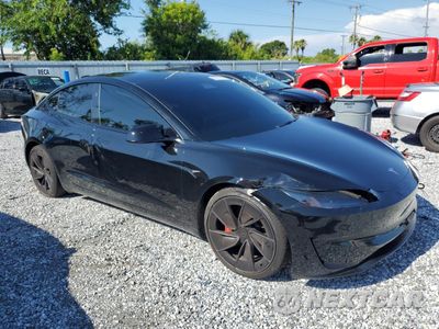 Czwarte zdjęcie samochodu z boku: 2024 TESLA MODEL 3 VIN:5YJ3E1ET6RF889098 - miniatura