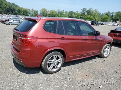 Trzecie zdjęcie samochodu z tyłu: 2014 BMW X3 XDRIVE28I VIN:5UXWX9C54E0D18441 - miniatura