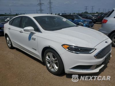 Czwarte zdjęcie samochodu z boku: 2018 FORD FUSION SE HYBRID VIN:3FA6P0LU0JR129870 - miniatura