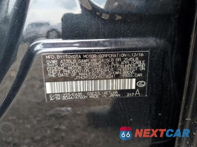 Zdjęcie 13 z 16 samochodu: 2017 LEXUS IS 300 VIN:JTHCM1D20H5018241 - miniatura