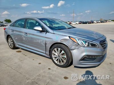 Czwarte zdjęcie samochodu z boku: 2015 HYUNDAI SONATA SPORT VIN:5NPE34AF0FH051842 - miniatura