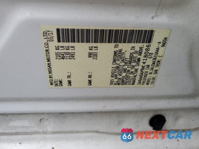 Zdjęcie 13 z 13 samochodu: 2017 NISSAN MAXIMA 3.5S 3.5S VIN:1N4AA6AP9HC418086 - miniatura