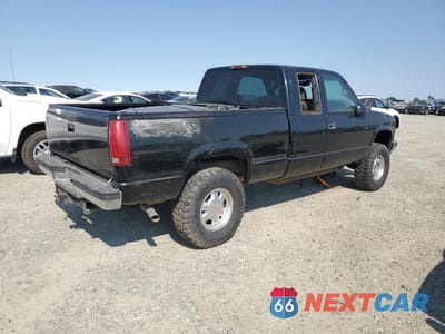 Trzecie zdjęcie samochodu z tyłu: 1998 GMC SIERRA K1500 VIN:1GTEK19R8WR500984 - miniatura